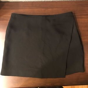 Black mini skirt